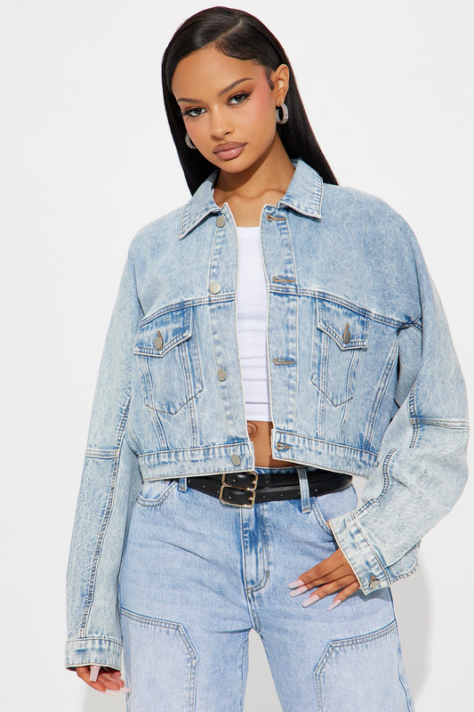 Bianca Denim Jacket - Light Wash